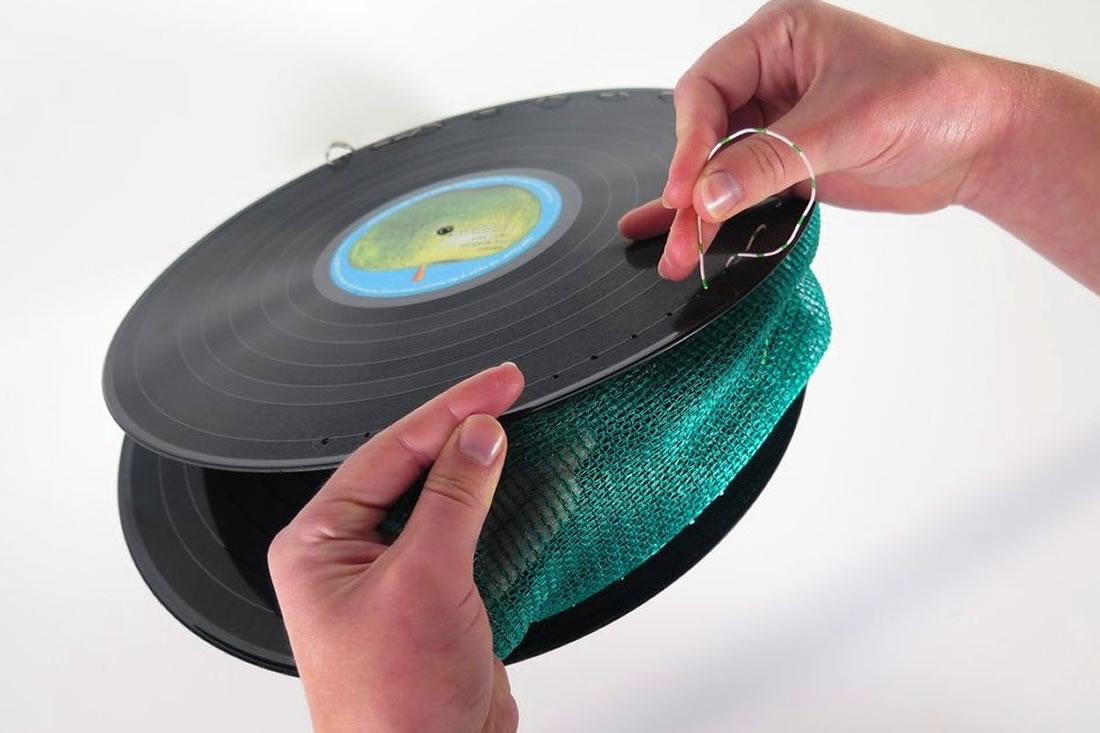 Handmade Vinyl LP Record Handbag - Green – DeVinylz